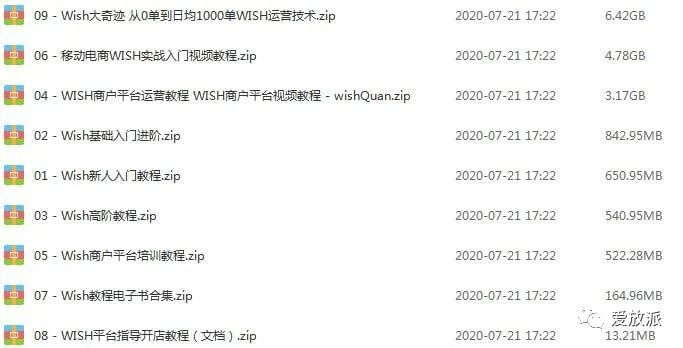 WISH开店运营视频教程