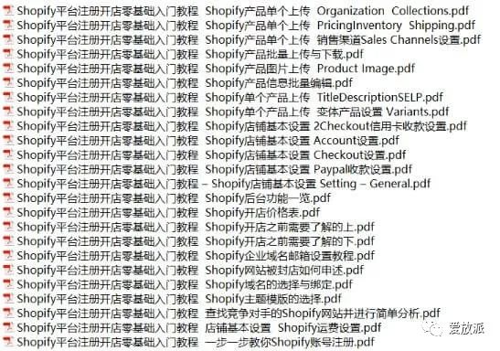 shopify基础到高阶视频课程