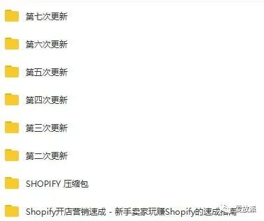 shopify基础到高阶视频课程